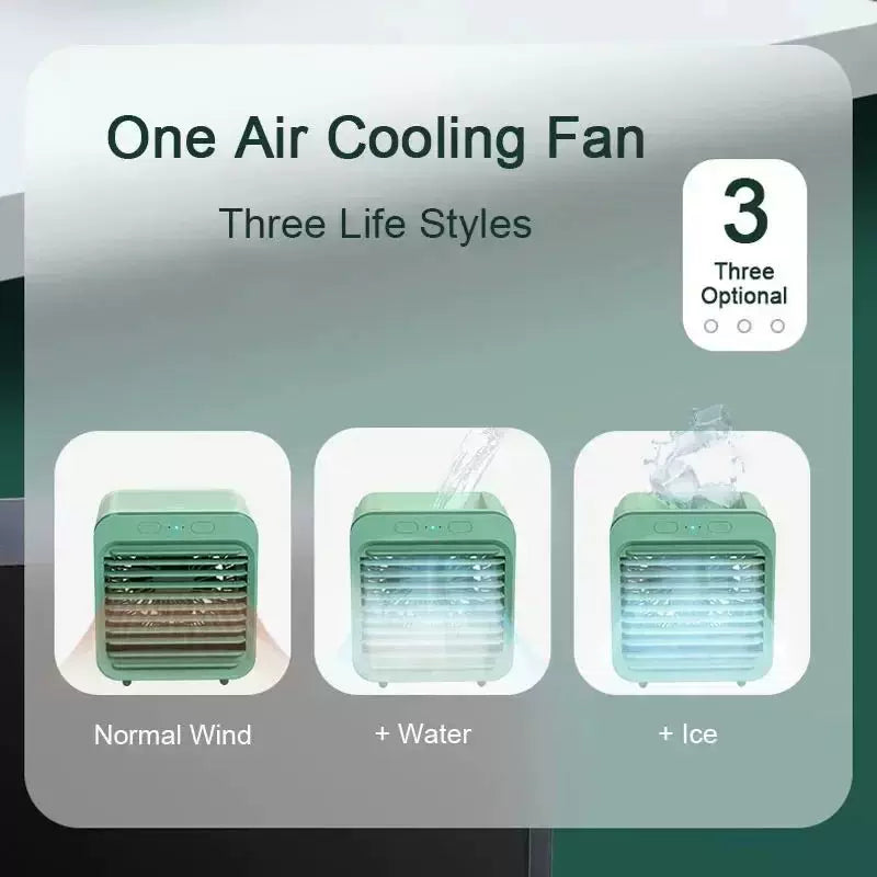 Unisex Einheitsgröße kompakter persönlicher verdampfender Schreibtischkühler mit verstellbaren richtungsweisenden Lamellen USB-betriebener befeuchtender Ventilator Brehn
