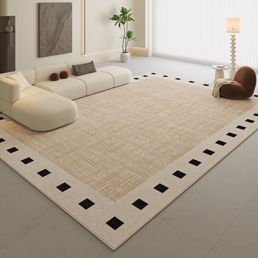 Moderne geometrisch gemusterte Teppichmatte