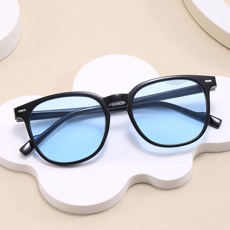Damen modische Sonnenbrille mit transparentem Rahmen und elegantem Design Brehn