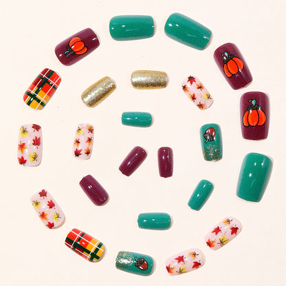 Herbst-inspiriertes saisonales Nagelkunst-Set Brehn