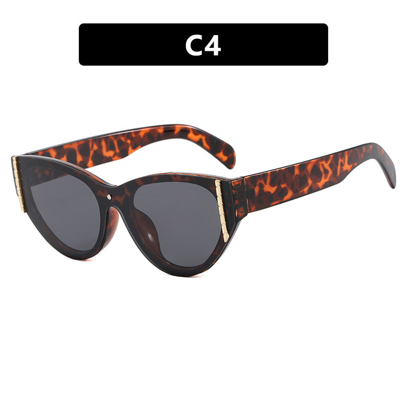 Damen trendige Sonnenbrille mit elegantem Katzenaugen-Design und hochwertigem Rahmen Brehn