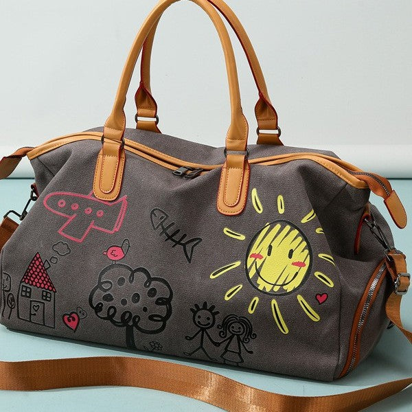 Künstlerischer Druck Reise Duffle Bag Brehn