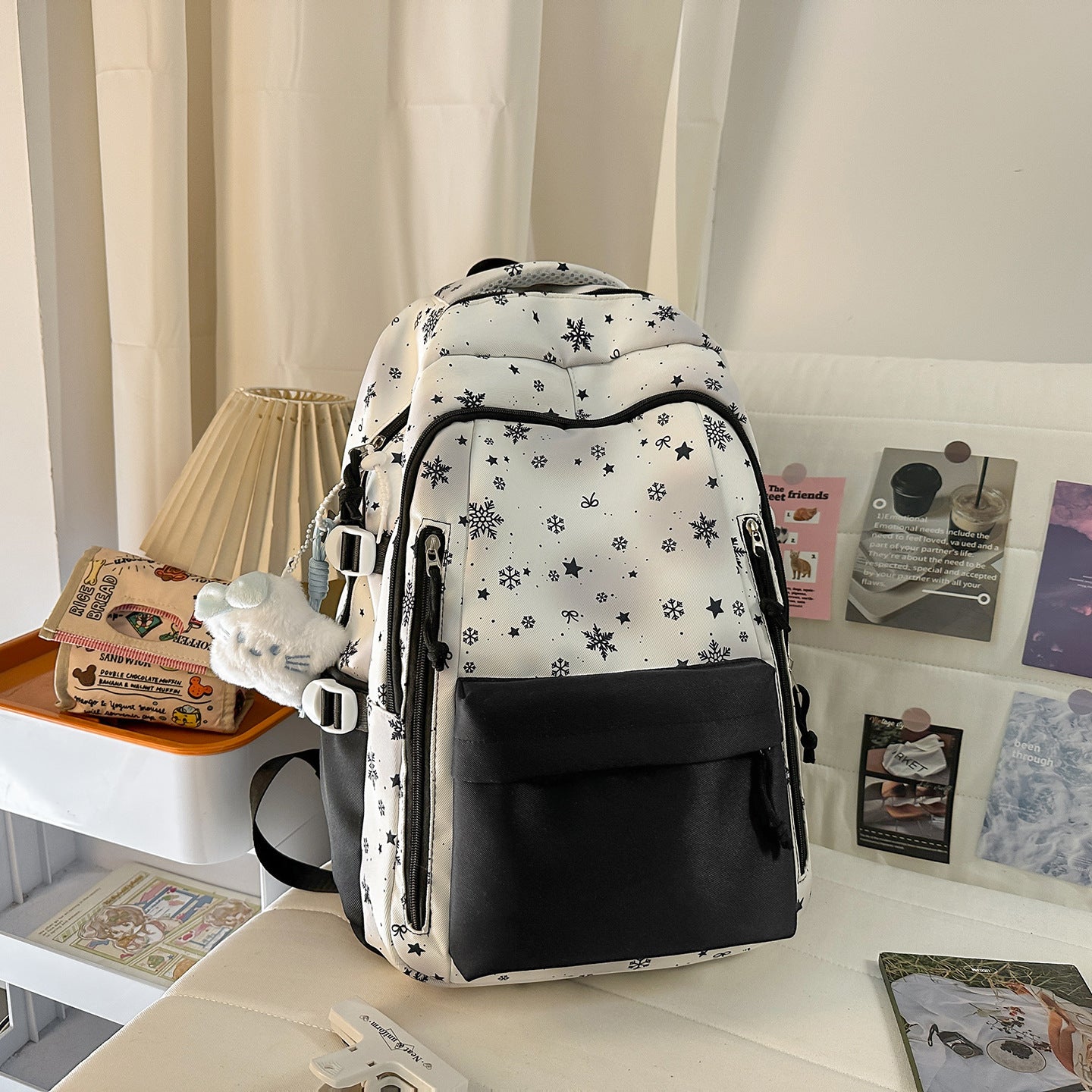 Multifunktionaler Rucksack mit Verspieltem Design und Ergonomischen Polstern Brehn