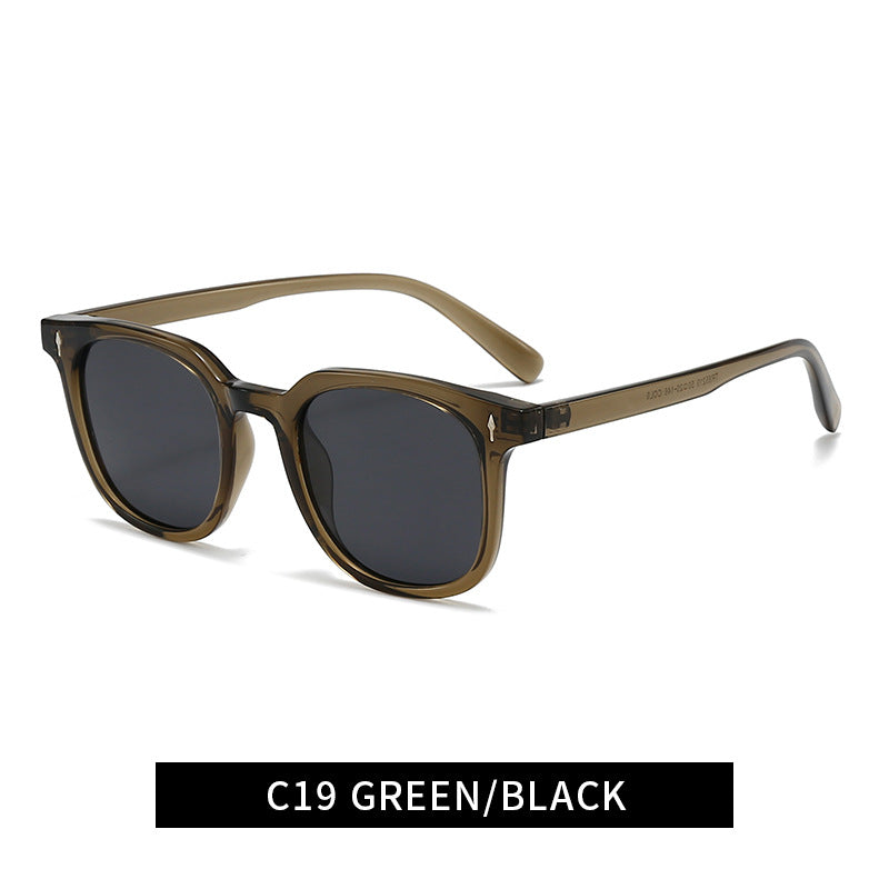 Damen stilvolle und modische Sonnenbrille mit rundem Rahmen Brehn