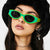 Damen Cat-Eye Sonnenbrille mit kontrastierendem Rahmendesign Brehn