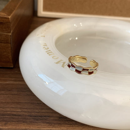 Chic Floral Verstellbares Ring Set Brehn