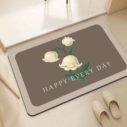 Blumen-Design Komfortmatte Brehn