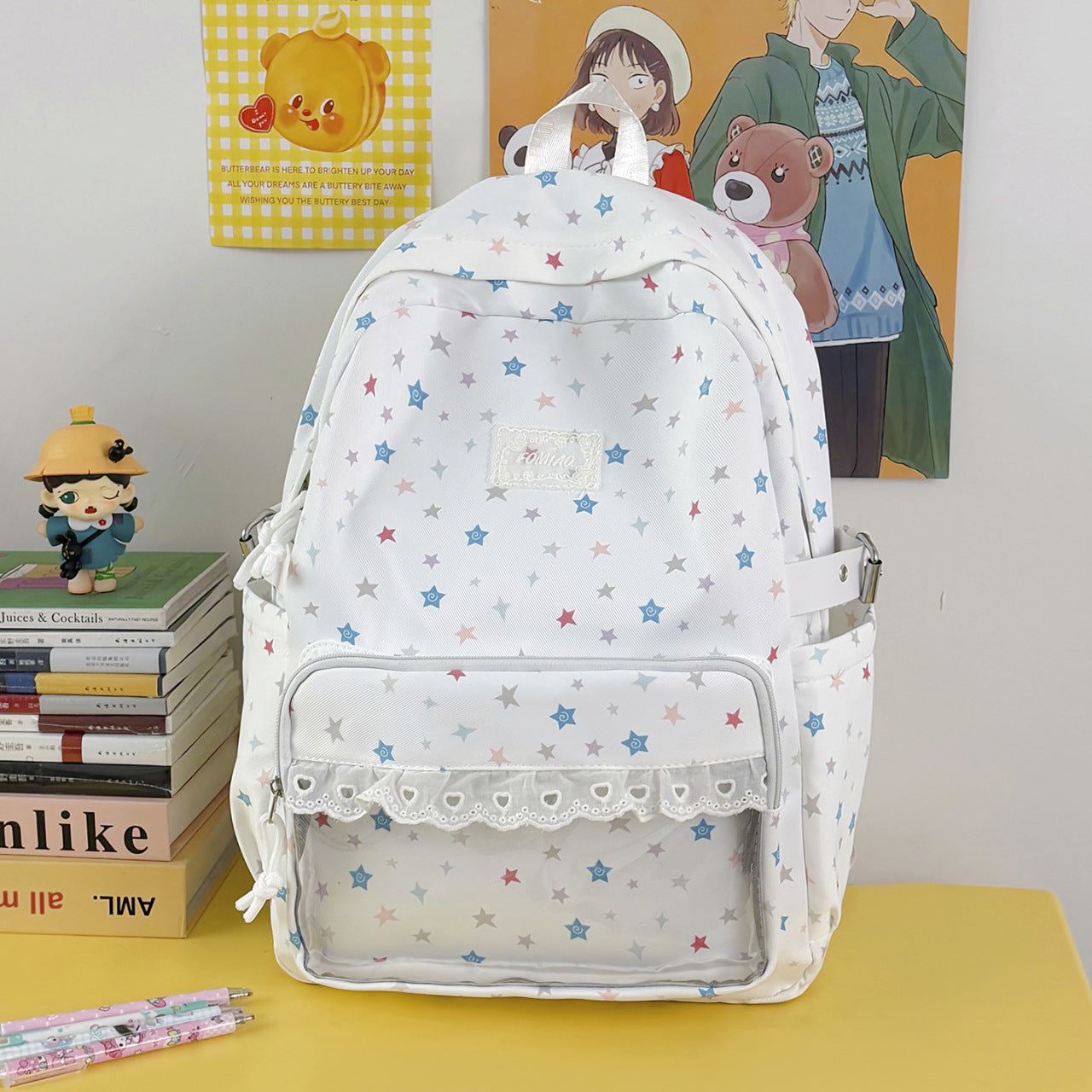 Stylische Sternenmuster-Rucksack