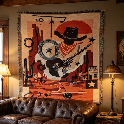 Western-Themen Decorative Throw Blanket