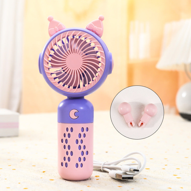 Damen Tragbarer Mini Handventilator mit Katzenohren Brehn