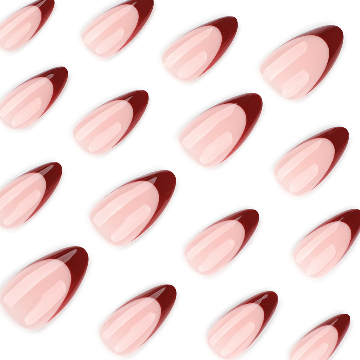 Kunstvolle Nagelkunst mit elegantem French-Tip und stimmungsvollem Design Brehn