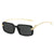 Designer Quadratische Sonnenbrille Brehn