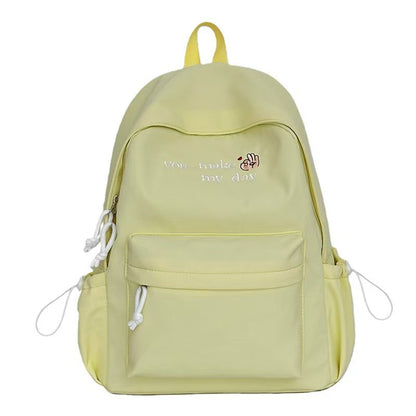 Lässiger Bestickter Rucksack Brehn