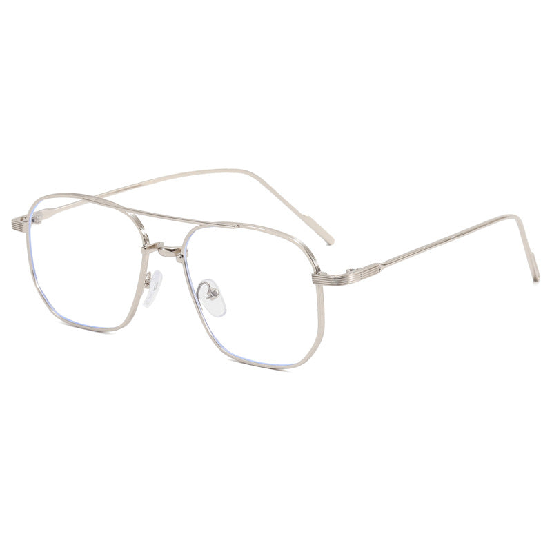 Damen modische geometrische Brille mit elegantem Metallrahmen Brehn