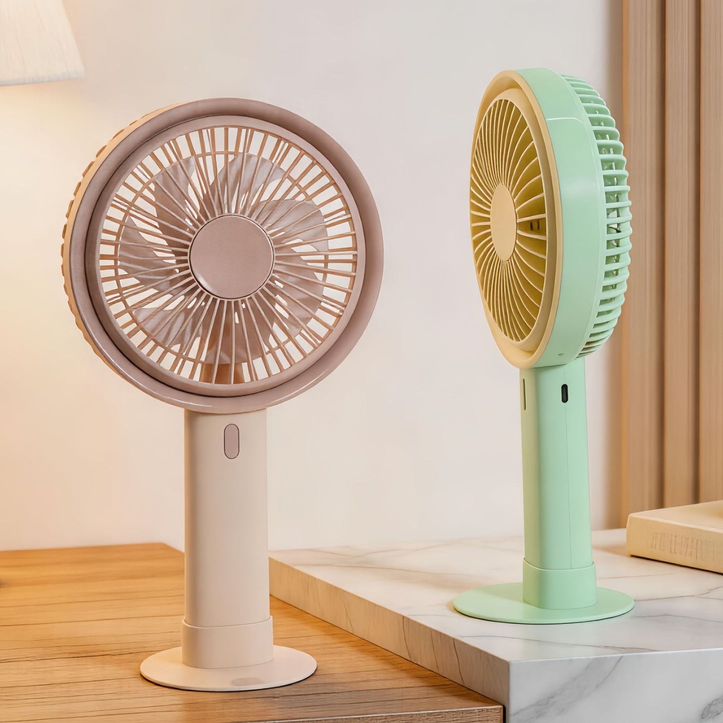 Damen Tragbarer Tischventilator mit integrierter USB-Ladefunktion Brehn