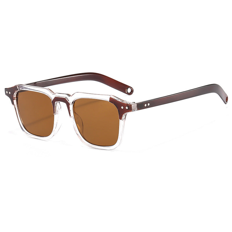 Herren Retro-inspirierte auffällige quadratische Sonnenbrille Brehn