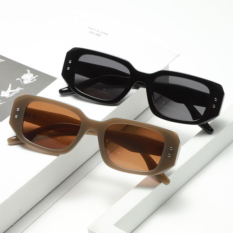 Damen modische oversized Sonnenbrille mit stilvollem Rahmen und UV-Schutz Brehn