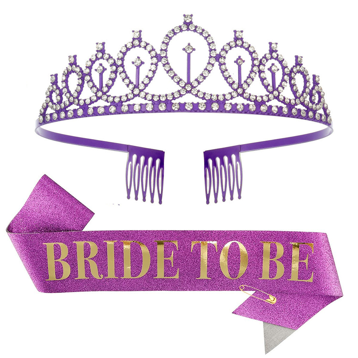 Damen Glitzernde Tiara mit elegantem Design Brehn