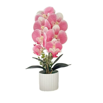 Künstliche Orchideenpflanzenarrangement 1790480695 für die Innenraumdekoration