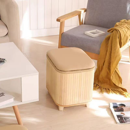 Multifunktionale Sitzhocker Aus Natürlichem Material Brehn
