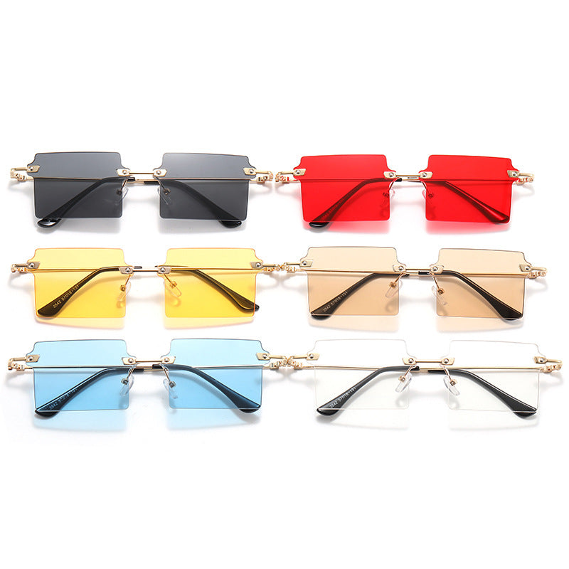 Damen modische oversized Sonnenbrille mit rechteckigem Design Brehn