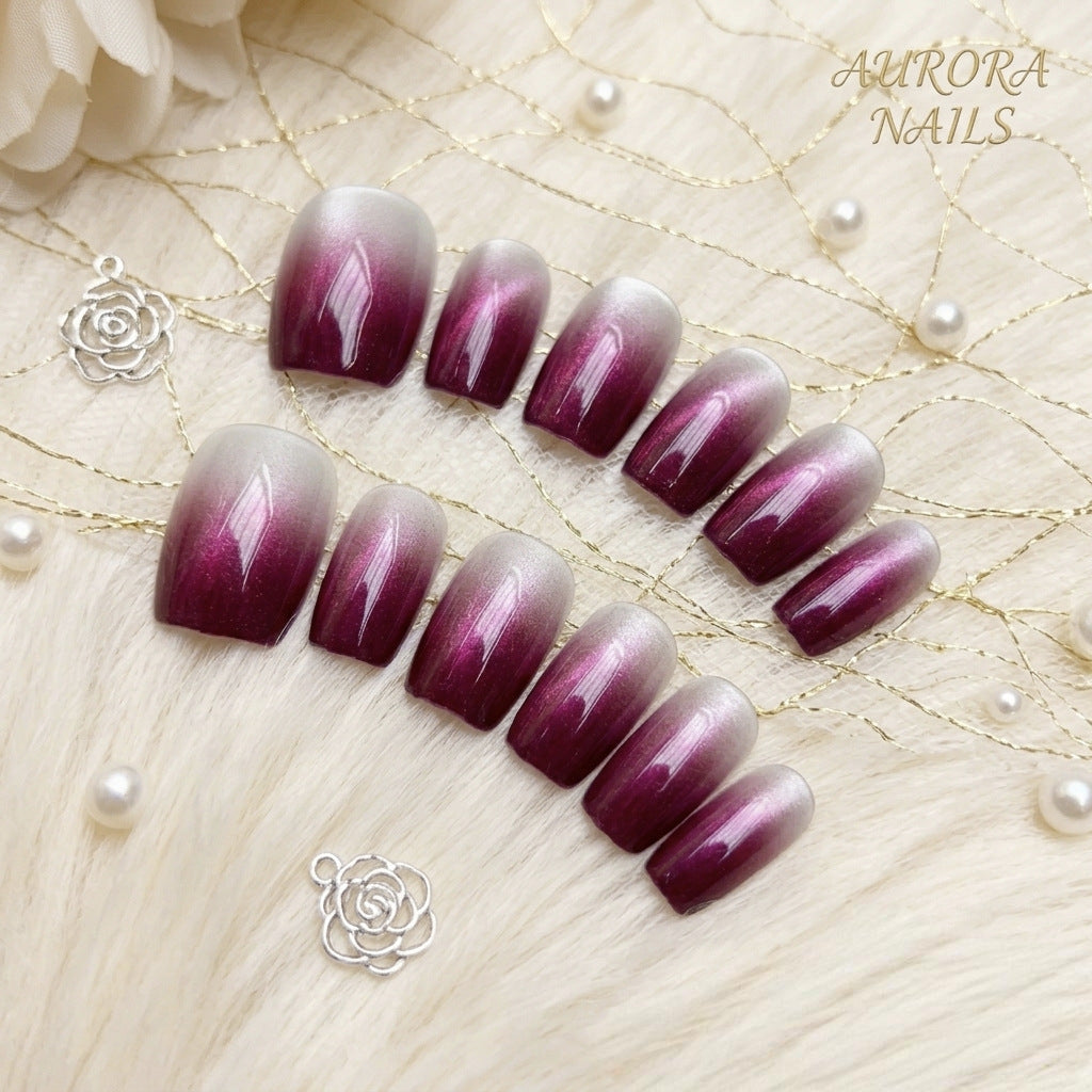 Ombre Glam Press-On Nagelset