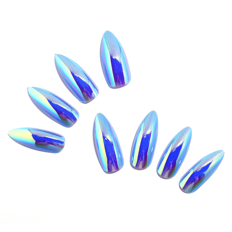 Iridescent Stiletto Press-On Nagelspitzen Brehn