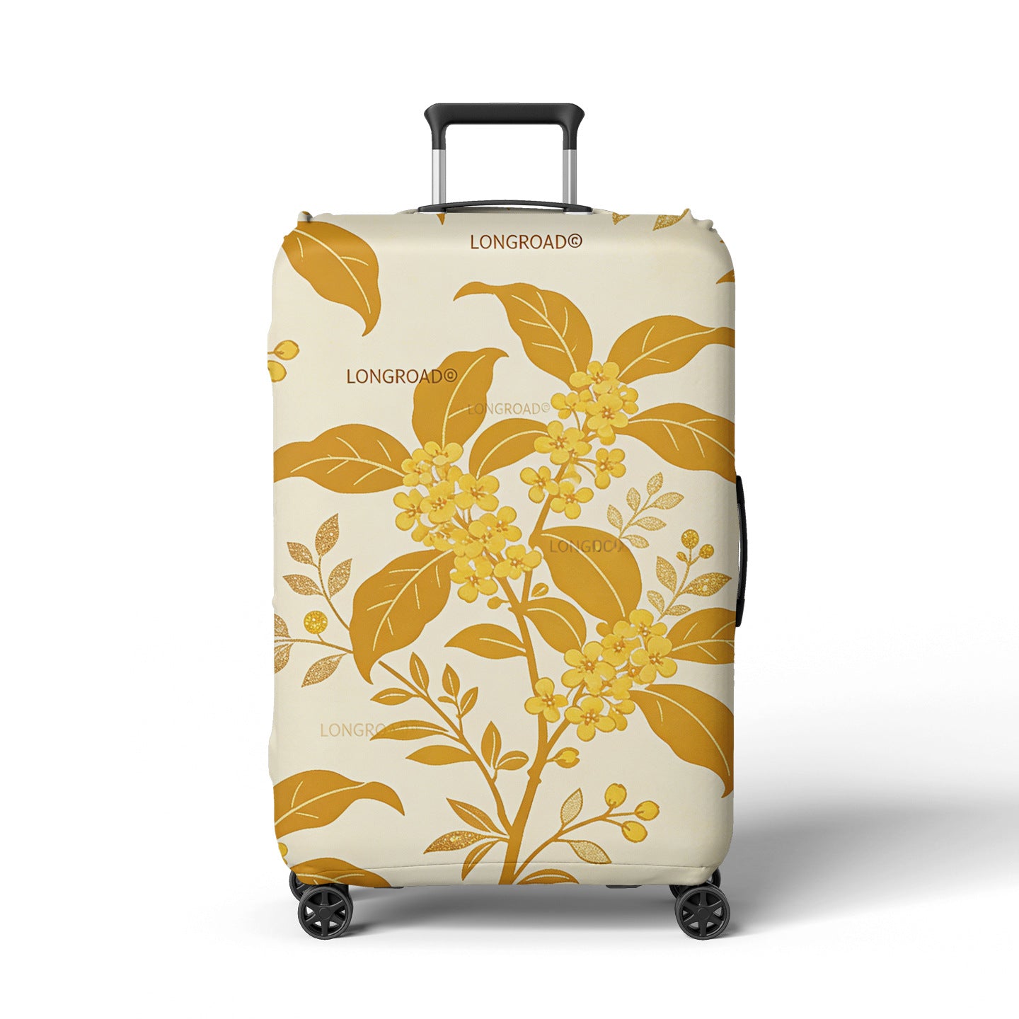 Damen Kofferhülle mit floralem Lavendel-Muster Brehn