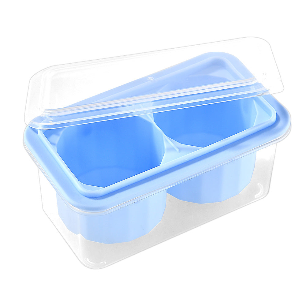 Silikon-Eiswürfelform mit Praktischem Deckel Brehn