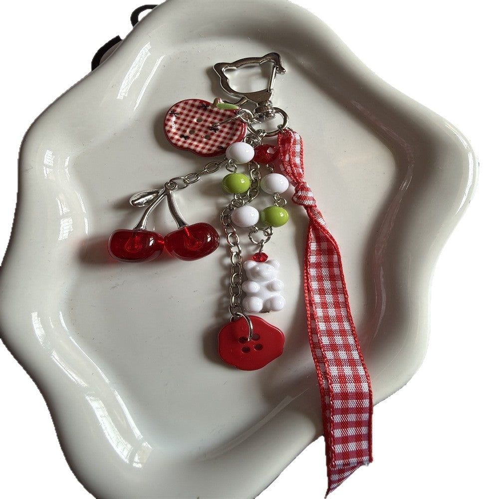 Kreativer Obst-Themen Charm Schlüsselanhänger Brehn