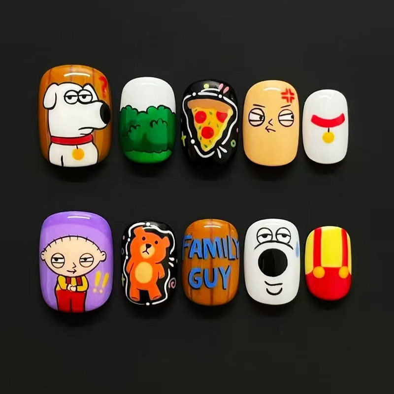 Verspieltes Künstlerisches Nagelkunst Design Set Brehn