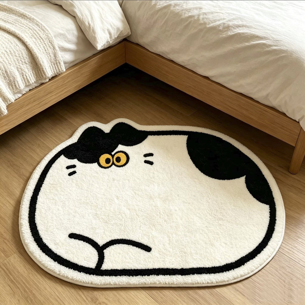 Süße katzen-themed Plüsch-Bereichsmatte