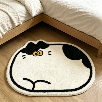 Süße katzen-themed Plüsch-Bereichsmatte