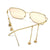 Florale Kettenbrille Halter Brehn
