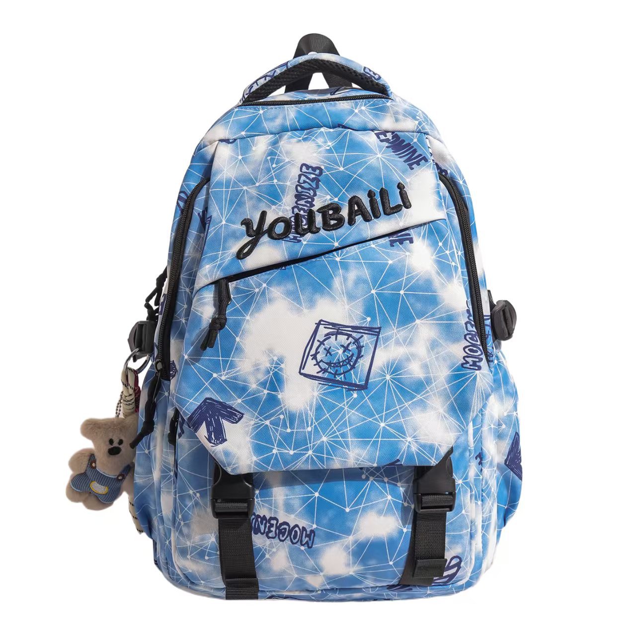 Trendy Grafikdruck Rucksack Brehn