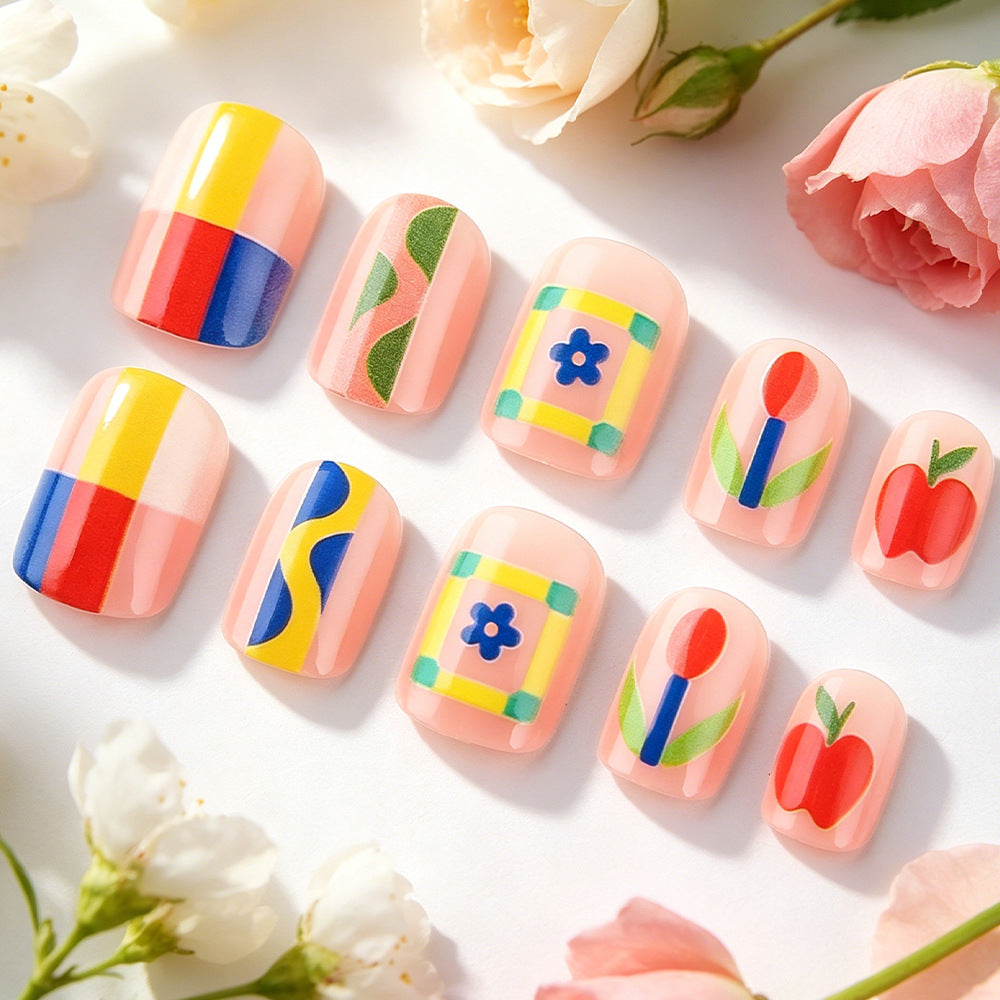Künstlerisches Floral Nagelkunstset Brehn 1787543173