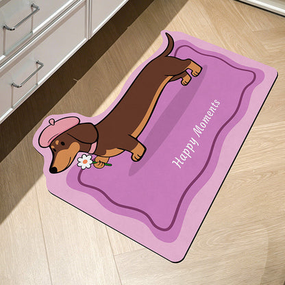 Niedlicher hundethemen Badezimmermatte