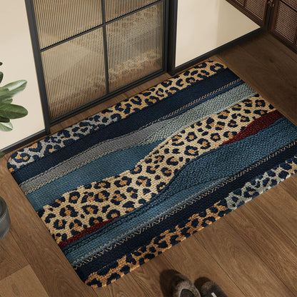 Spaßiger und bunter Patchwork-Teppich Brehn