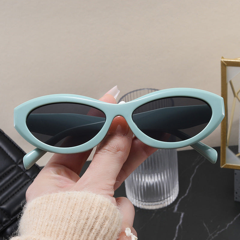 Damen Cat-Eye Sonnenbrille mit breitem Rahmen und UV-Schutz Brehn