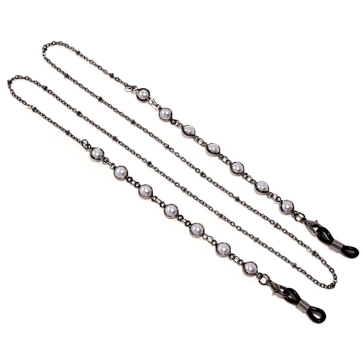 Elegante perlenverzierte Brillenleine Brehn