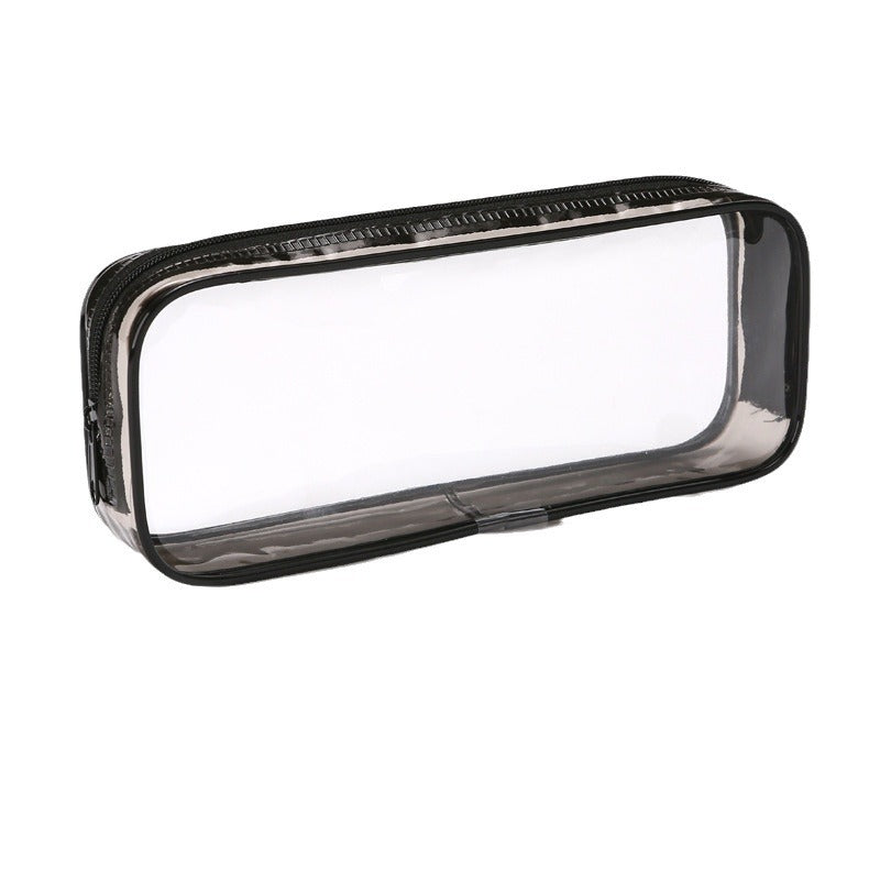 Transparent Bleistiftetui mit floralem Design Brehn