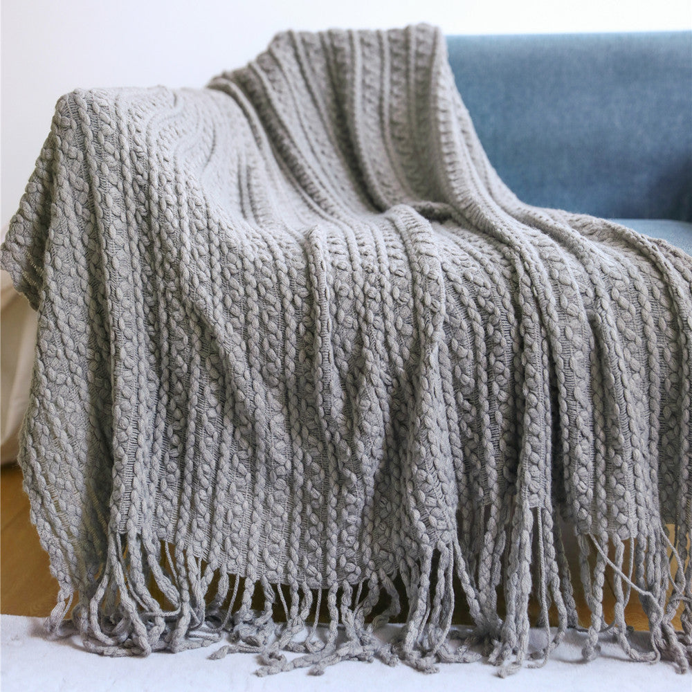 Strukturierter Strickschal