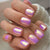 Elegante schillernde Press-On Nagelspitzen Brehn