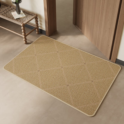 Natural Woven Low-Profile Entrance Door Mat
