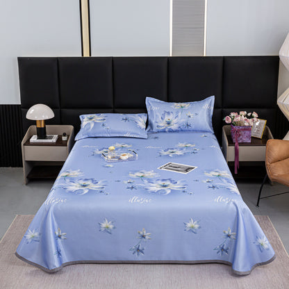 Damen edles Bettüberwurf aus hochwertigem Stoff mit floralen Motiven Brehn