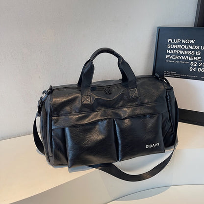 Premium Leder Wochenend Reisetasche