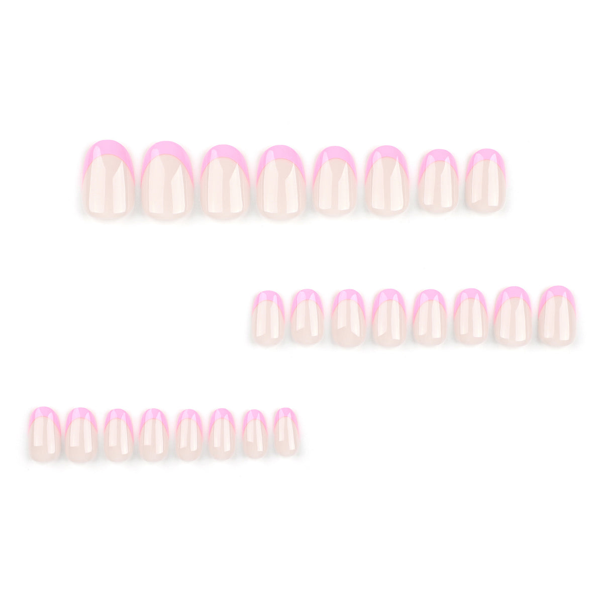 Kunstvolle Nagelkunst mit Glanz-Finish und elegantem French-Tip Brehn