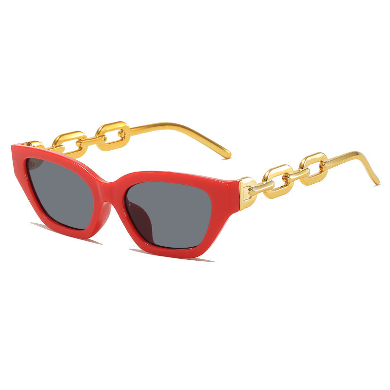 Trendige Retro Katzenaus Augen Sonnenbrillen Brehn