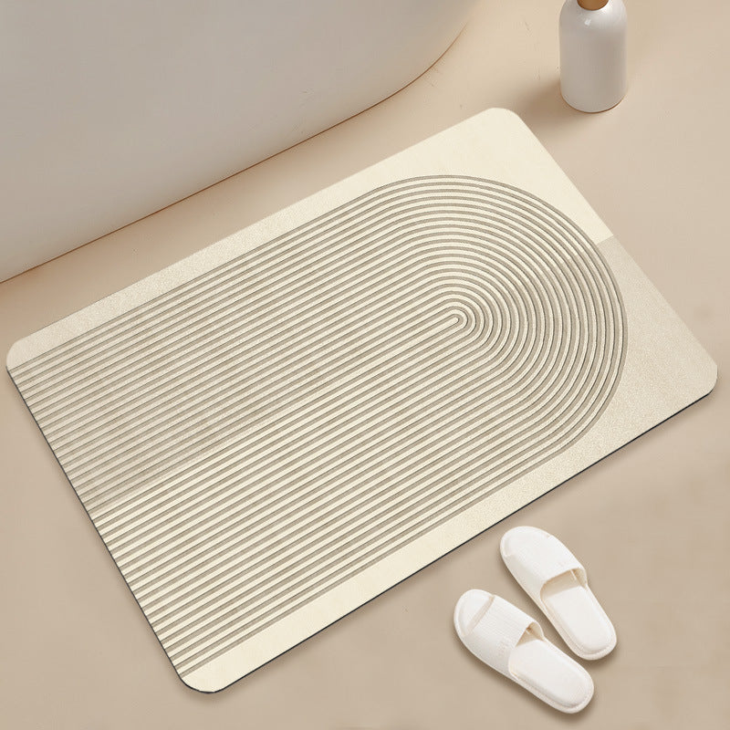 stilvolle geometrische Muster Badezimmermatte Brehn