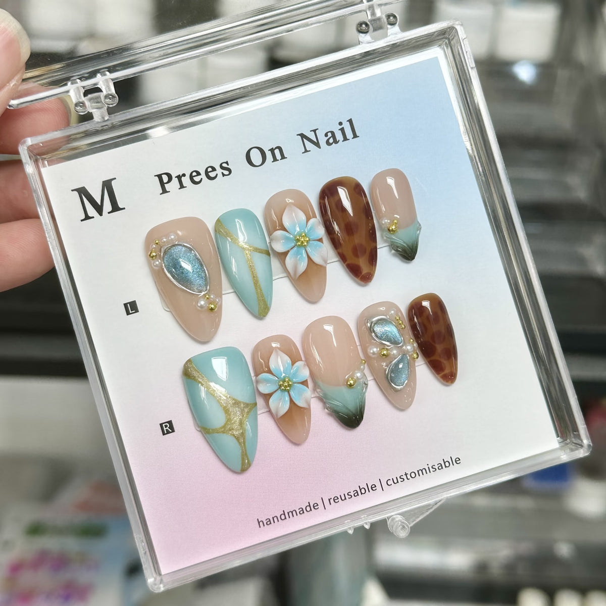 Anpassbares handgefertigtes Press-On-Nägel-Set  1791773862